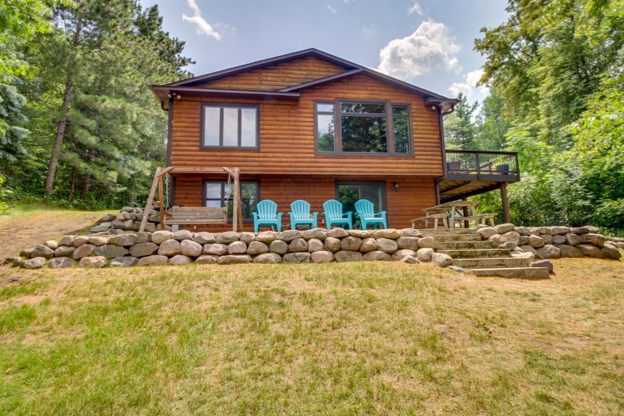 Beautiful Breezy Point Home With Beach And Dock! Pequot Lakes Eksteriør bilde