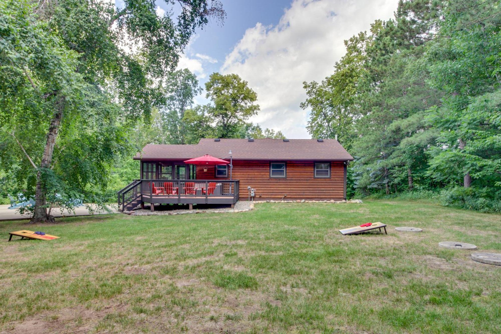 Beautiful Breezy Point Home With Beach And Dock! Pequot Lakes Eksteriør bilde